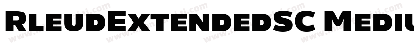 RleudExtendedSC Medium字体转换